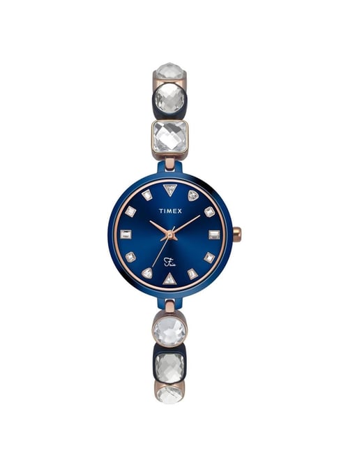 Timex Fria Women Blue Round Analog Watch - TWEL17303-picture-13