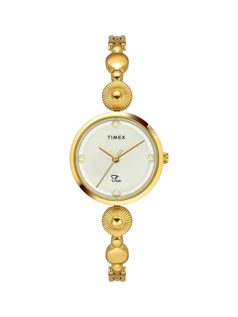 Timex Fria Women Off White Round Analog Watch - TWEL18200-picture-38