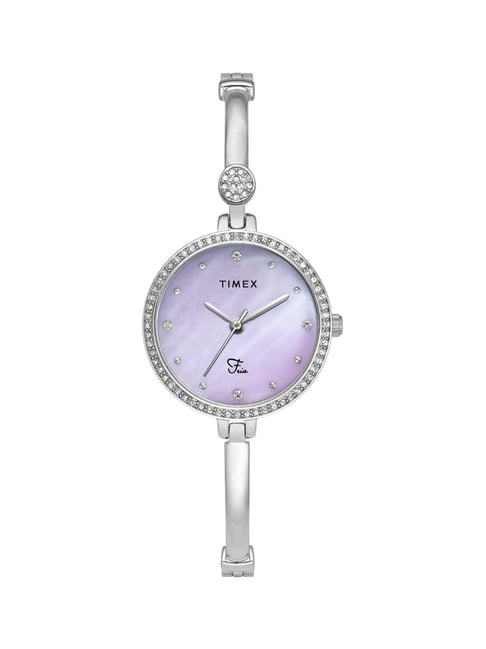 Timex Fria Women Lavender Round Analog Watch - TWEL18400-picture-39