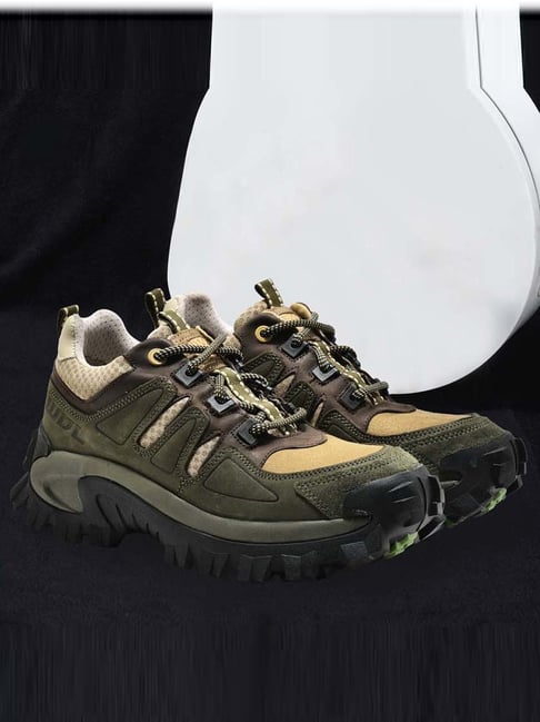 Woodland Men's Olive Casual Boots-picture-11