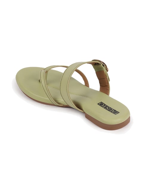 Fausto Women's Leaf Thong Sandals