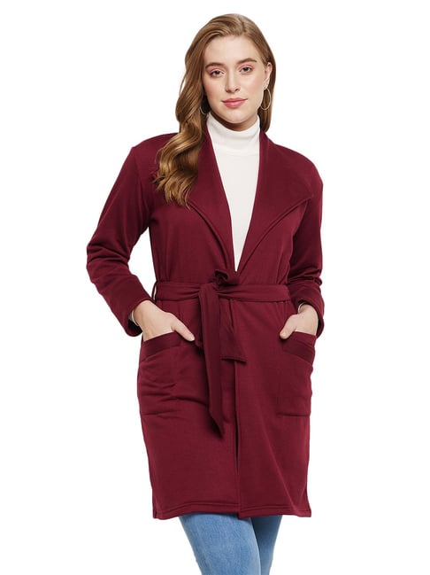 BRINNS Burgundy Fleece Coat-picture-46