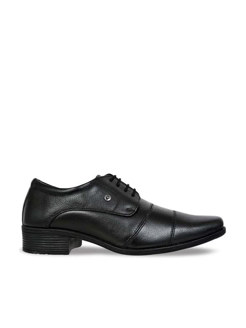 Allen cooper Men's Black Derby Shoes