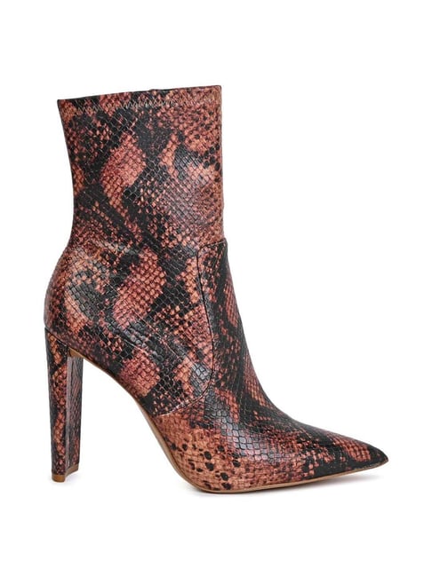 Aldo snakeskin cheap booties