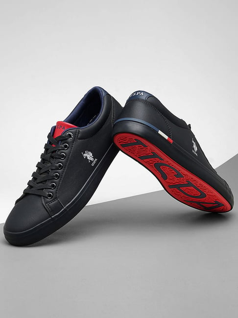 Buy U.S. Polo Assn. Men s Black Casual Sneakers for Men at Best