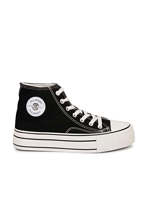 Sneakers Alte Magliette Termiche Converse Mozafia Women's Black
