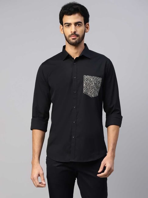 Price History of MUFTI Men Patterned Slim Fit Shirt with Logo