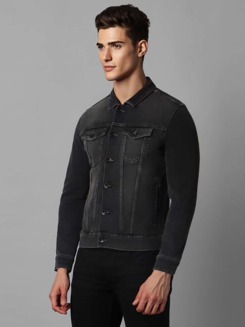 Louis philippe denim jacket best sale