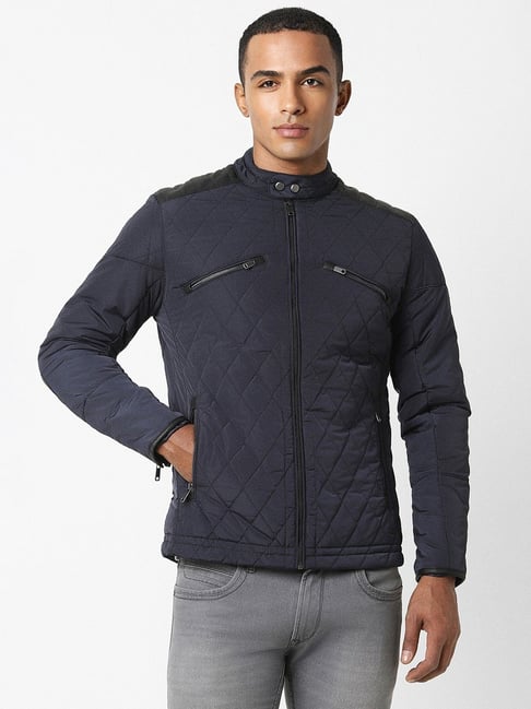 Buy Men Grey Solid Jacket Online - 359574 | Peter England