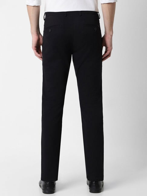 Buy Men Grey Solid Slim Fit Formal Trousers Online - 557019 | Peter England
