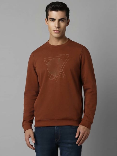 Spiiritus Boys V-Shape T-Shirt in Brown (Medium)