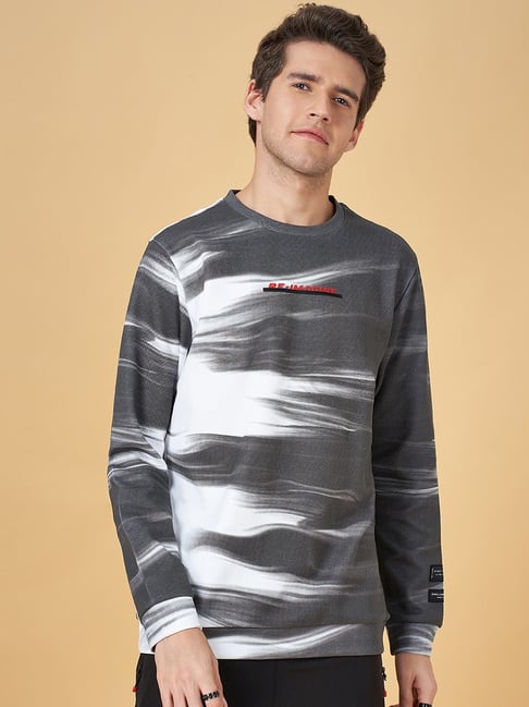 Street 808 By Pantaloons Multicolored Cotton Regular Fit Printed Sweatshirt-image-32