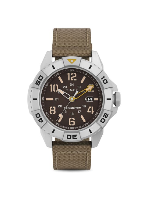TIMEX Expedition North Men Brown Round Dial Analog Watch TW2V62400X6