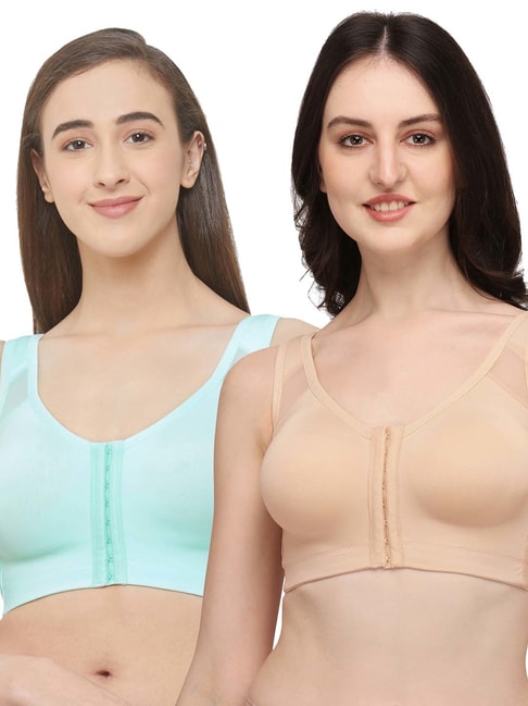 SOIE Woman's Full Coverage Padded Non Wired Bra Women T-Shirt