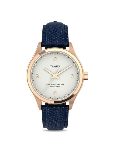 TIMEX Waterbury Women White Round Dial Analog Watch - TW2U97600UJ