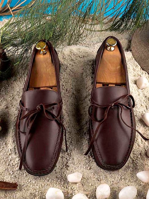 Griffin Men's Brown Boat Shoes