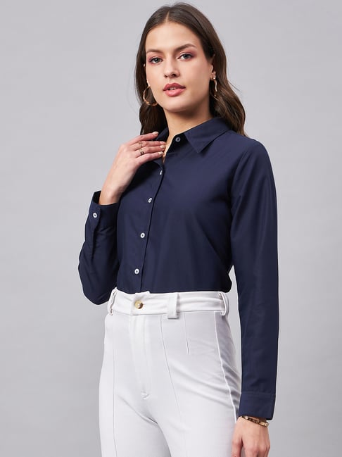 Style Quotient Navy Regular Fit Shirt-picture-26