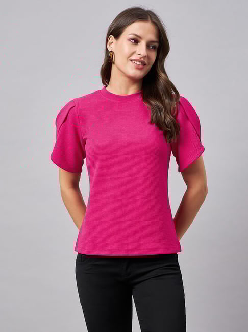 Style Quotient Pink Regular Fit Top