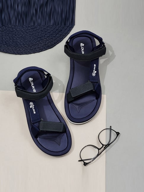 Duke Men's Navy Floater Sandals-picture-38