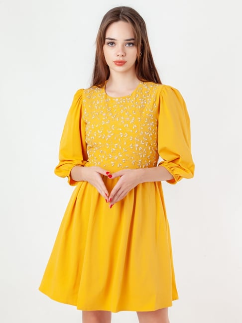 Zink london hotsell yellow dress