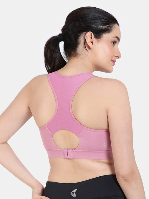 Zelocity by Zivame Pink Sports Bra