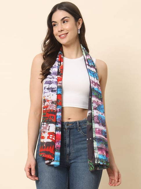 Trend Arrest Multicolor Printed Scarf