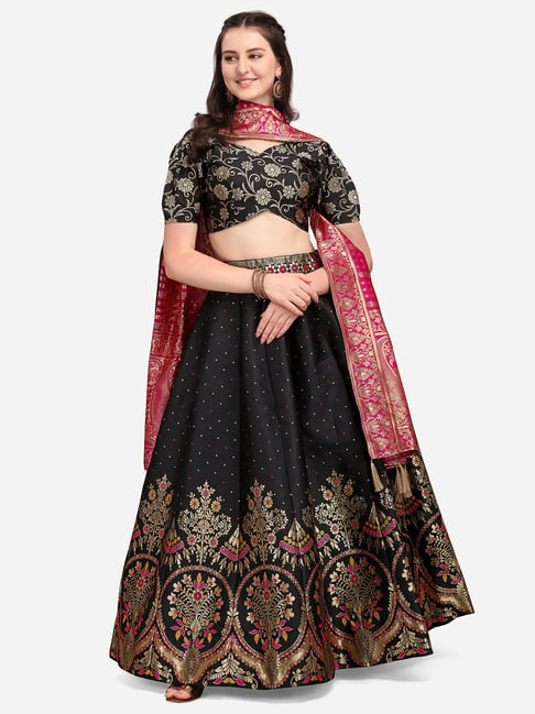 Buy Black and Gold Lehenga Choli for Women Sequins Work Indian Wedding  Outfits New Designer Party Wear Reception Festival Wear Lengha Choli Online  in India - Etsy