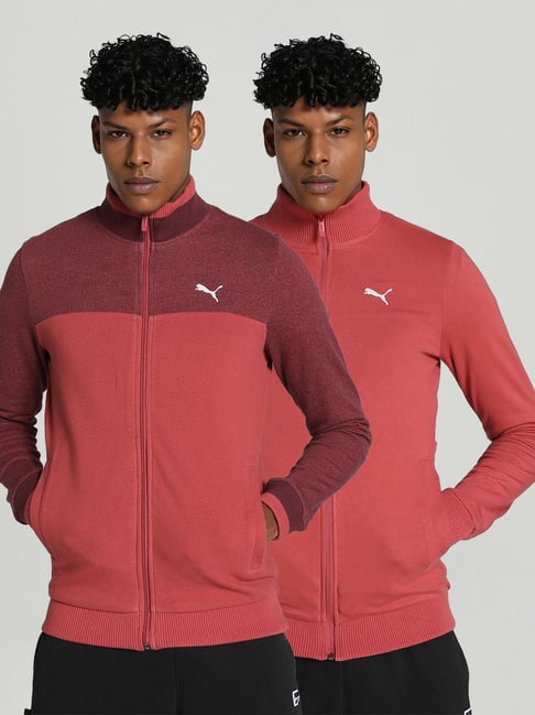 Puma NRP India Red Cotton Regular Fit Reversible Jacket-picture-47
