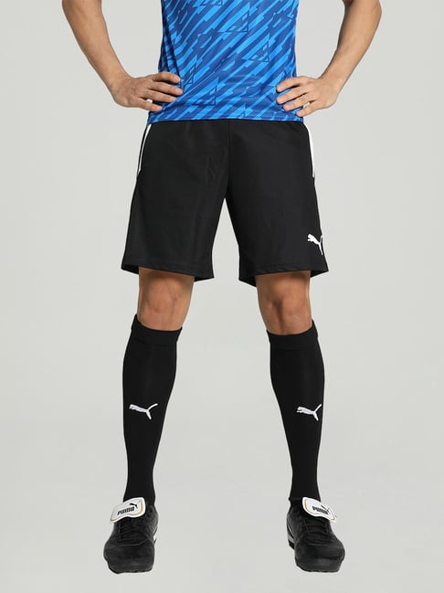 Puma teamLIGA Black Regular Fit Sports Shorts