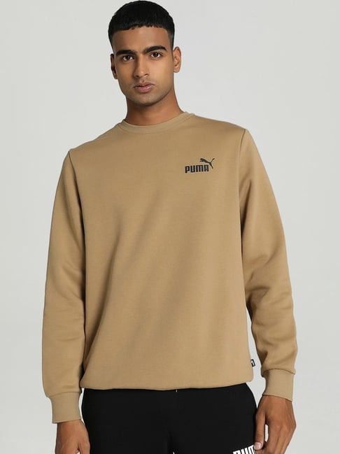 Buy Puma Beige Regular Fit Sweatshirt for Mens Online Tata CLiQ