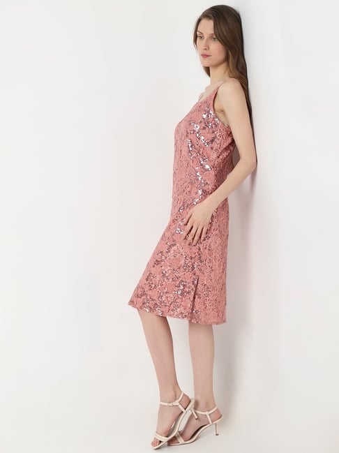 Dustypink embelished Dress hotsell