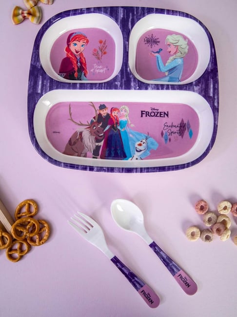 Buy Servewell Frozen Melamine Rectangle Dinner Plate Set of at