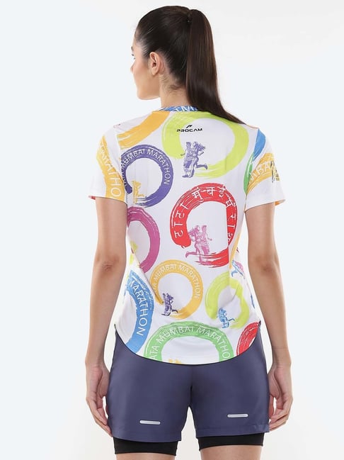 Buy Asics White Printed Sports T Shirt for Women Online Tata CLiQ