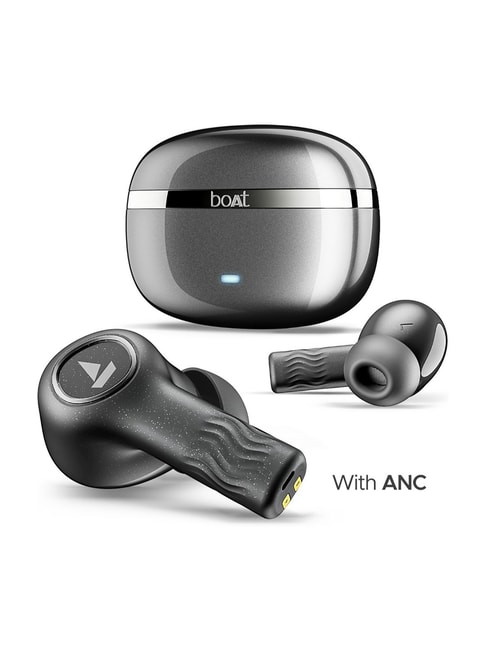 Boat Nirvana Ion IN Ear BT Earbuds with 32dB ANC & 120H Playtime (Crystal Black, True Wireless)