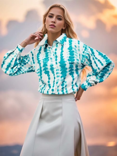 Rare White Tie & Dye Shirt-picture-32