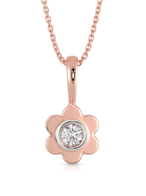 Malabar Gold & Diamonds 18k Rose Gold Pendant For Kids