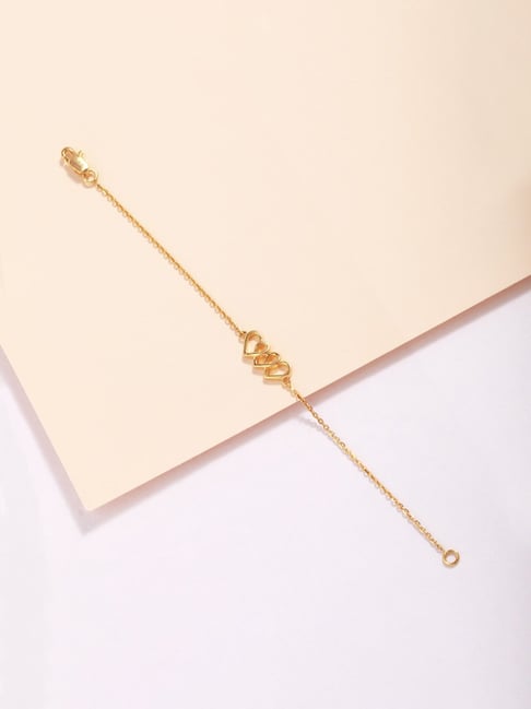 Parashu Flexi Gold Bracelet For Men Online Jewellery Shopping India | Rose  Gold 14K | Candere by Kalyan Jewellers