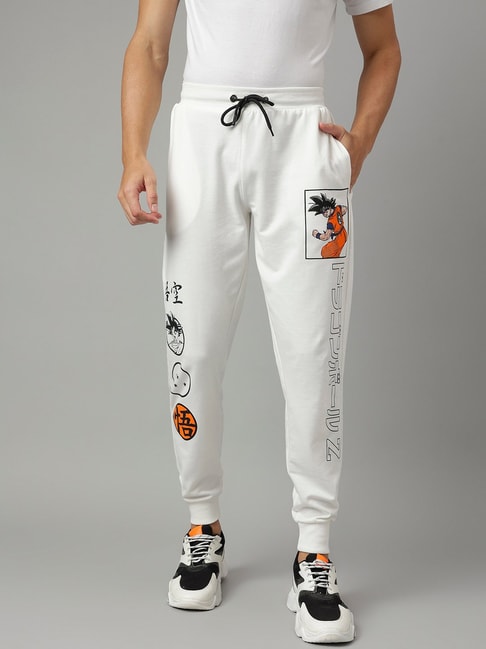 Buy Free Authority Off White Regular Fit Joggers for Men's Online