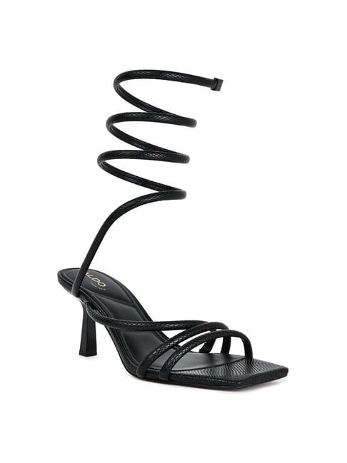 Aldo Women s Black Gladiator Stilettos