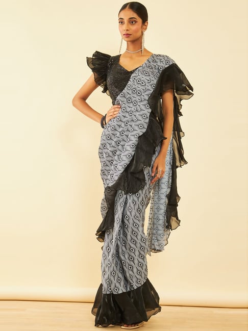 plain crepe sarees Archives - AB & Abi Fashions