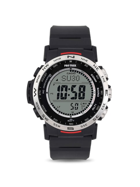 Casio round best sale digital watch