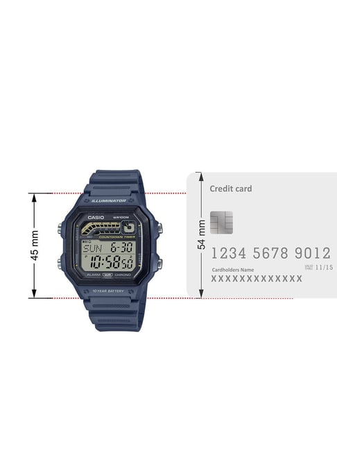 Buy Casio Youth Digital WS-1600H-2AVDF Digital Watch for Men at - Main Image