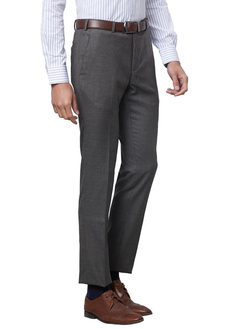 Dark Grey color blend cotton pant for men – Punekar Cotton