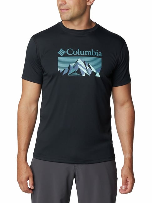 Columbia Black Regular Fit T-Shirt-picture-13