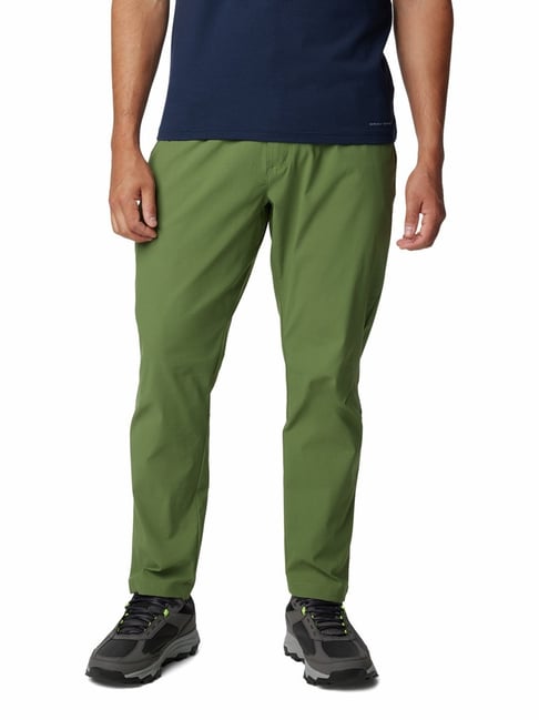 3-pack cotton twill trousers - Bright green/Denim blue - Kids | H&M HK