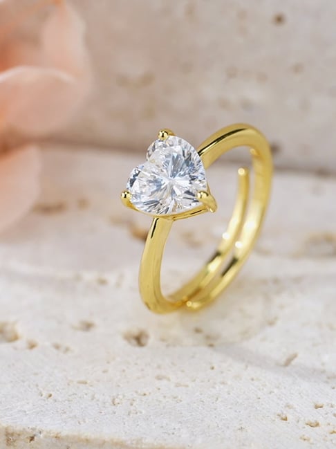 Buy 18Kt Dual Heart Shape Diamond Ring 148VU6364 Online from Vaibhav  Jewellers