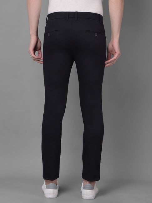 SLIM FIT LEATHER TROUSERS in black | JW Anderson FR