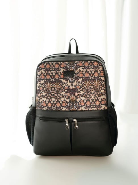 Buy Zouk Office Kashmir Blooms Multicolor Laptop Backpack Online