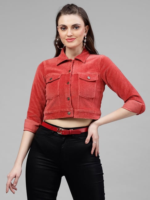 Go Big Red Denim Jacket – Miss Molly's Boutique