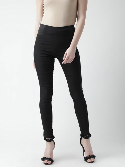 Black treggings online hotsell